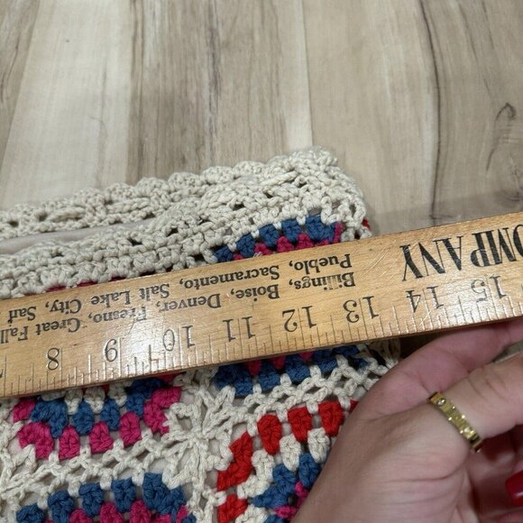 NWT Blu Pepper Womens Size Small Floral Crochet Geometric Skirt Summer Vacation - Picture 5 of 9